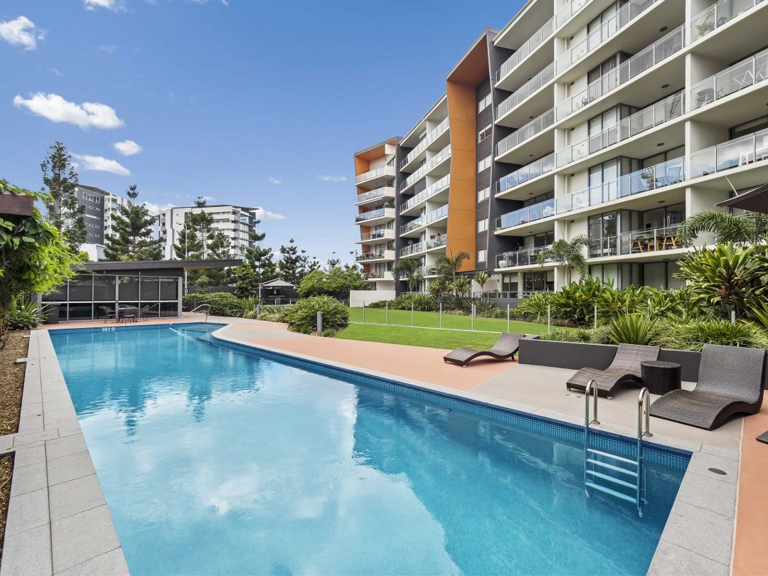 Real estate photography of Kangaroo Point apartment for sale Brisbane