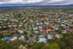 Drone photography of a home for sale at Eaton's Hill